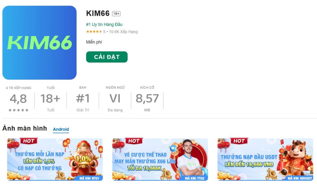 Tải App Kim66